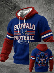 Men's Football Printed Casual Hoodie