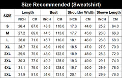 Unisex Anime-print Crewneck Sweatshirt