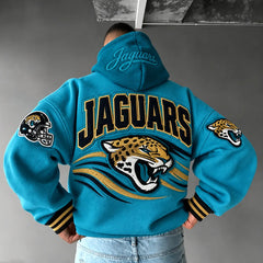 Rugby-print Hoodie