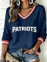 Women's Casual Football Print T-Shirt