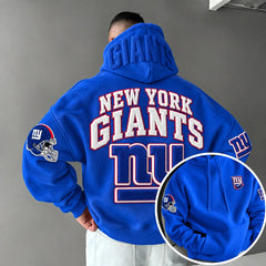 Rugby-print Hoodie