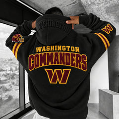Rugby-print Hoodie