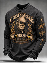 Men's Casual Commemorative Printed Long-Sleeve T-Shirt
