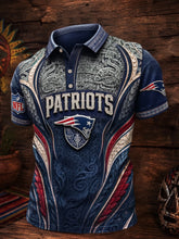 Men's Football Football Print Polo Shirt