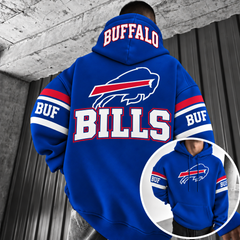 Rugby-print Hoodie