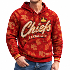 Rugby-print Hoodie
