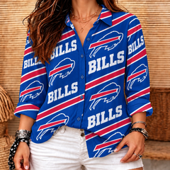 Women's Football Fan Graphic Crewneck Sweatshirt
