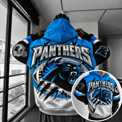 Rugby-print Hoodie