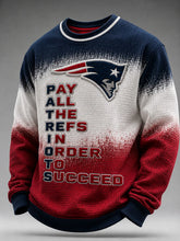 Men's Football Print Sweatershirt