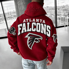Rugby-print Hoodie