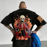 Unisex Anime Inspired Vintage Corduroy T-Shirt