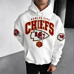 Rugby-print Hoodie
