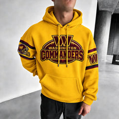 Rugby-print Hoodie