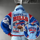 Rugby-print Hoodie