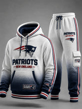 Unisex Casual Football Print Sweatershirts Set