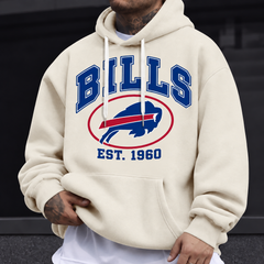 Rugby-print Hoodie