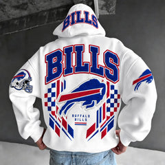 Rugby-print Hoodie