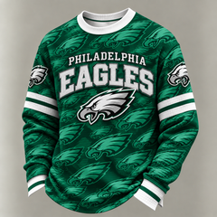Rugby-print Hoodie
