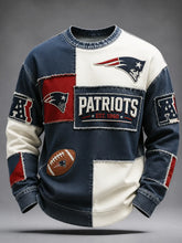 Men's Patchwork Sweatshirt