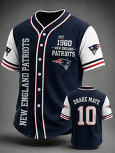 Men's Football Print Jersey