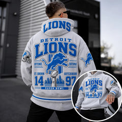 Rugby-print Hoodie