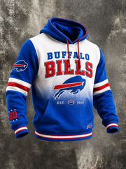 Men's Football-Print sweatshirt