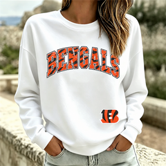 Cincinnati Bengals NFL football fan waffle long sleeve shirt