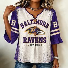 Women's Football Fan Graphic Crewneck Sweatshirt