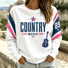 Women's American country-style sweatshirt