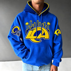 Rugby-print Hoodie