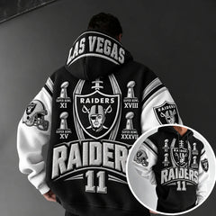 Rugby-print Hoodie