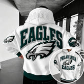 Rugby-print Hoodie