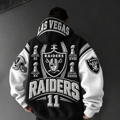 Rugby-print Hoodie