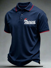 Men's Football Print Polo Shirt