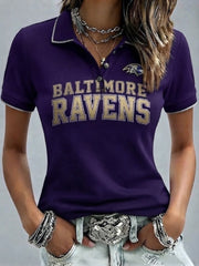 Women's Football Polo Shirt