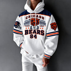 Rugby-print Hoodie