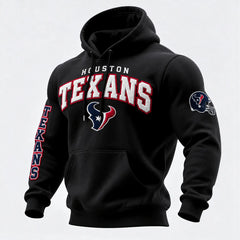 Rugby-print Hooded Sweatshirt