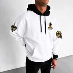 Rugby-print Hoodie