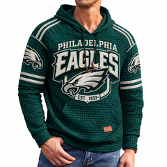 Rugby-print Hoodie
