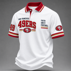 Men's Football Fan Polo Shirt