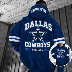 Rugby-print Hoodie