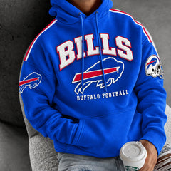 Rugby-print Hoodie