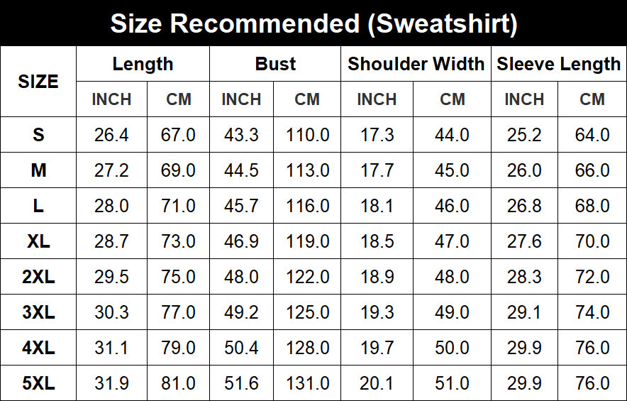 Unisex Anime-print Crewneck Sweatshirt