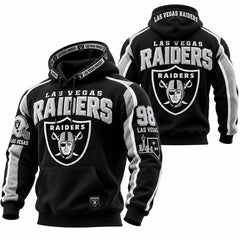 Rugby-print Hooded Sweatshirt