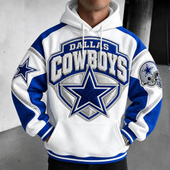 Rugby-print Hoodie