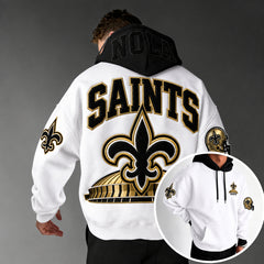 Rugby-print Hoodie