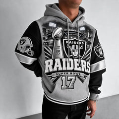 Rugby-print Hoodie