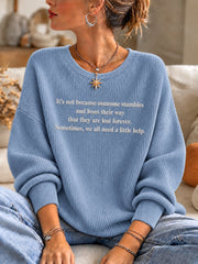 Women's In Loving Memory of Our Captain Print Sweatshirt