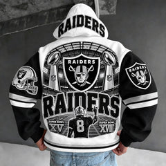 Rugby-print Hoodie