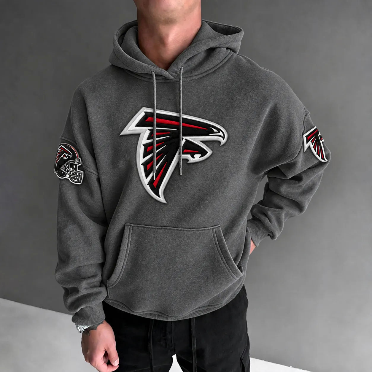 Rugby-print Hoodie